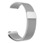 Rostfritt stål Milanese magnetiskt armband för Garmin venu 2/venu SQ/venu 2S Venu2S Silver