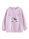 Lindex Kids' Unicorn Sweatshirt, Light Lilac