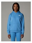 THE NORTH FACE Junior Girls Vertical Graphic Oversized Hoodie - Blue, Blue, Size Xl=15-16 Years