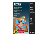 Epson - Blank - A3 Plus (329 X 483 Mm) - 200 G/M² - 20 Ark Fotopapir - For Expression Photo Hd Xp-15000  Surecolor P706, Sc-P405  Workforce Wf-7720, 7725, 7840, 7845