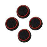 Capuchon De Poignée De Manette En Silicone Coloré,Accessoires De Jeu Pour Manettes Playstation Ps3,Xbox One,4 Pièces - Type Red