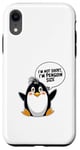 Coque pour iPhone XR Costume incroyable de pingouin pour les fans de l'Arctique