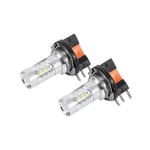 Eosnow - 2 pièces/1 paire d'ampoules led blanches 80W H15, phares de voiture