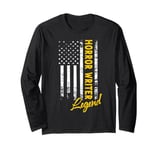 American Horror Writer Legend Horror Writer Long Sleeve T-Shirt