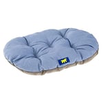 Ferplast Panier Chien Relax, Coussin pour Chiens de Petite Taille, Panier Chat, Tapis pour niches et Voitures, Lavable, en Coton avec Rembourrage Doux, 55 x 36 cm. Bleu Ciel