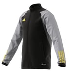 ADIDAS HU1313 TIRO23 C TR JKY Jacket Unisex black/team light grey/impact yellow Size 910A