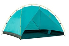 Grand Canyon Tonto Beach Tent 4 - Tente de Plage/Coquille de Plage 210 x 210 cm - Tente dôme, UV50+, étanche - Blue Grass (Bleu)