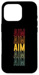 Coque pour iPhone 16 Pro Objectif arc-en-ciel