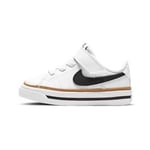 Nike Court Legacy Baby/toddler Shoe White/black-desert Ochre-gum Light, storlek 21