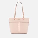 Michael Kors Bedford Medium Top Zip Pocket Pink Tote Bag