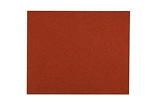 kwb Feuille de papier abrasif Flint 230x280 mm en sable de quartz de grain 100, bon encollage et support papier robuste pour le ponçage grossier du bois et de la peinture