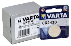 VARTA CR2430 Lithium Battery 3V 6430 x 10 "NEW & SEALED"   EXP 06/2033