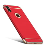 Coque Pour Apple IPhone X Protection Étui Bumper Rouge