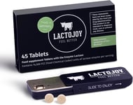 Lactojoy Lactase Tablets | Helps with Lactose Intolerance | Contains 45 Pcs. of