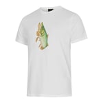 Nordic Hawk Pike Tee Unisex White M T-skjorte med moderne design