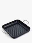 GreenPan Barcelona Pro Hard Anodised Ceramic Non-Stick Square Grill Pan, 28cm