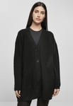 Urban Classics Chunky Fluffy Knit Cardigan (XXL,black)