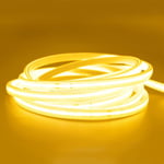 5 m. vattentät COB LED strip - 230V, IP67, 360 LED, 10W/m, kan klippas var 50cm - Kulör : Neutral