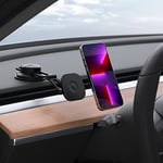 Spigen OneTap 3 MagFit Car Mobile Phone Holder Mount Designed for Magsafe Compatible with iPhone 16 Pro Max, 16 Pro, 16, 16 Plus, and iPhone 15, 14, 13, 12 Models