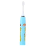 Kids Electric Toothbrushes Cartoon Pattern Battery Powered Soft Brush Hair W LSO