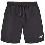 Maillots de bain BOSS  SHORT DE BAIN STARFISH NOIR  EN TISSU À SÉCHAGE RAPIDE A