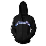 Metallica Unisex Adult Ride The Lightning Full Zip Hoodie - M