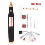 HB-005 mini perceuse électrique broyeur ensemble propositions gravure bricolage outils électriques 500018000 pliable mini perceuse pour Dremel outils lointains - Type HB-005