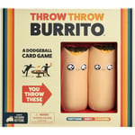 Exploding Kittens Throw Throw Burrito Kortspel för vuxna, tonåringar och barn, ett dodgeball-kortspel, engelska