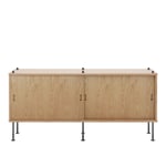 Carl Hansen - BM0253 150 x 69 cm, Oljad Ek - Hyllsystem - Børge Mogensen - Träfärgad - MDF/Metall/Trä