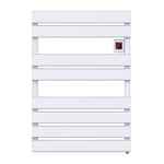 sèche serviette électrique CAMERON Blanc Aluminium 500W