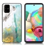 Samsung Fantasy Marble Galaxy A71 kuoret - Lentävä kyyhkynen Monivärinen