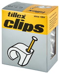 Tillex Clips 7-10mm (1,8x25mm spik) Vit (100-pak)