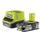 RYOBI Charger + Battery Pack – 18 V 1.5 Ah