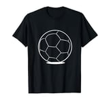 Soccer Ball Sketch Football Pitch T-Shirt