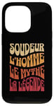 Coque pour iPhone 13 Pro Soudeur Homme Mythe Légende Idée-Cadeau Soudeur Humour