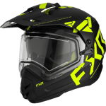 FXR Torque X Team Skoterhjälm med Elektriskt Visir Svart-HiVis""