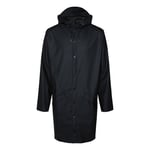 Rains Unisex Long Jacket Black, S