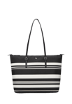 Lauren Ralph Lauren Nylon Medium Keaton Tote Svart