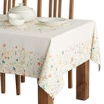 Maison d' Hermine Colmar 100% Coton Nappe pour Cuisine dîner Table décoration fête Mariage, fête mères Printemps/été (Rectangle, 140cm x 180cm)