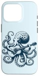 Coque pour iPhone 16 Pro Kraken, guitariste de Octopus, joue du Rocker