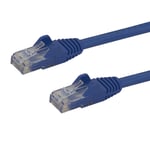 StarTech.com 1m CAT6 Ethernet Cable - Blue CAT 6 Gigabit Ethernet Wire -650MHz 1