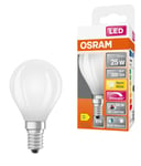 Dimbar LED-pære, illum E14 Osram, varmhvit