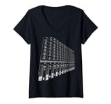 Womens Sound Engineer audio DJ studio producer Mixer board mix V-Neck T-Shirt