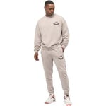 Ensembles de survêtement Tombarron  Tom Barron Men's 'Happy' Embroidered Oversize Casual Tracksuit