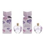 Vera Wang Womens Princess Eau de Toilette 30ml Spray For Her X 2 - One Size