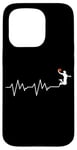 Coque pour iPhone 15 Pro Ballon de basket Battement de coeur Cadeau Joueur de Basketball