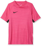 Nike Children's Tiempo Premier SS shirt, Pink (Vivid Pink/Black/662), XS