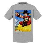 T-Shirt Enfant Goku Et Son Fils Gohan Dragon Ball Z Manga Dbz