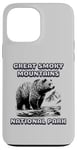 Coque pour iPhone 13 Pro Max Vacances avec des ours dans le parc national des Great Smoky Mountains