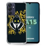 Cokitec Coque Renforcée pour Samsung Galaxy A15 4G / 5G Manga Assassination Classroom Kuro Noir